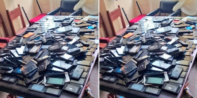 DCI Seize 417 Stolen Phones, Arrest 3 Suspects In Nyeri