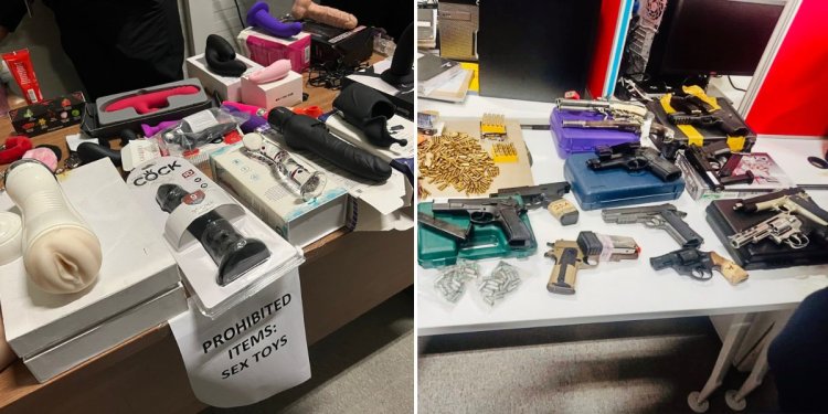 Guns, Sex Toys Among Illegal Items Seized At JKIA [PHOTOS]