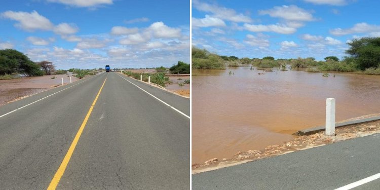 KeNHA Issues Advisory After Floods Destroy Refurbished Garissa-Wajir Road