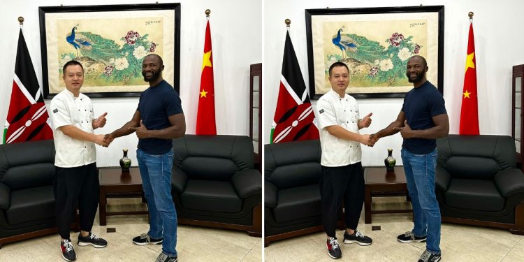 Done! Ex-Rugby Player Dennis Ombachi Bags Deal With Chinese Embassy