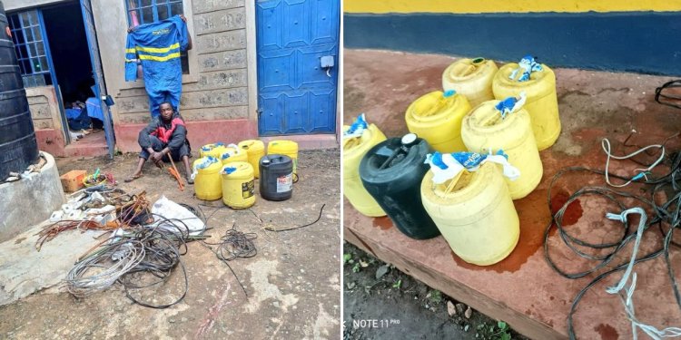 DCI Arrest Vandal Accused Of Causing Blackouts To Thika Residents For Weeks
