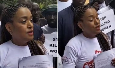 Esther Passaris Heckled During Protests Against Femicide In Nairobi CBD [VIDEO]