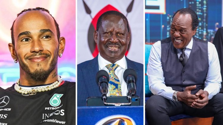 Lewis Hamilton, Jeff Koinange & Famous People Who Share Birthday With Raila