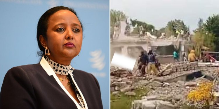 Govt Demolishes Ex-CS Amina Mohamed's Home [VIDEO]
