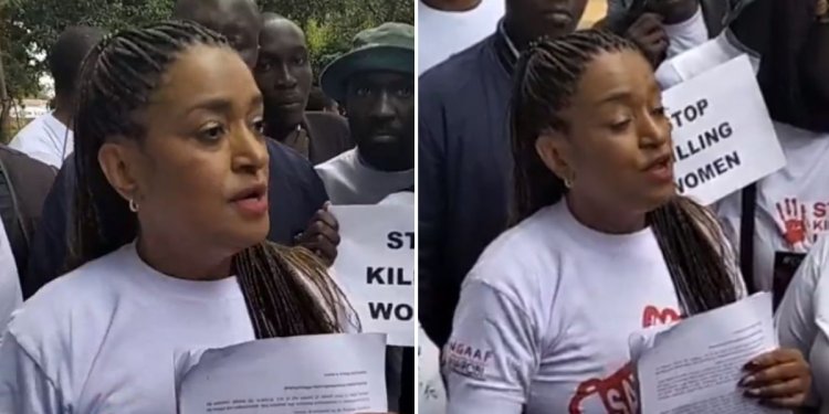 Esther Passaris Heckled During Protests Against Femicide In Nairobi CBD [VIDEO]