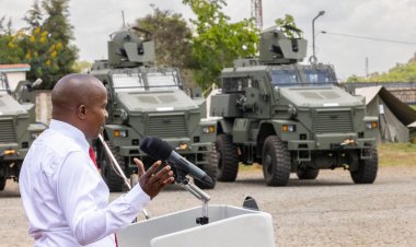 CS Kindiki Unveils Advanced Armoured Vehicles For Police Fighting Bandits [PHOTOS]