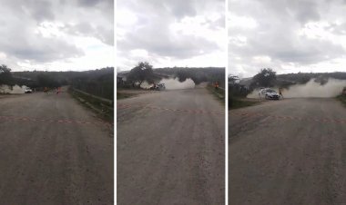 Another Narrow Escape As WRC Rally Car Almost Runs Over CS Namwamba's Aides [VIDEO]