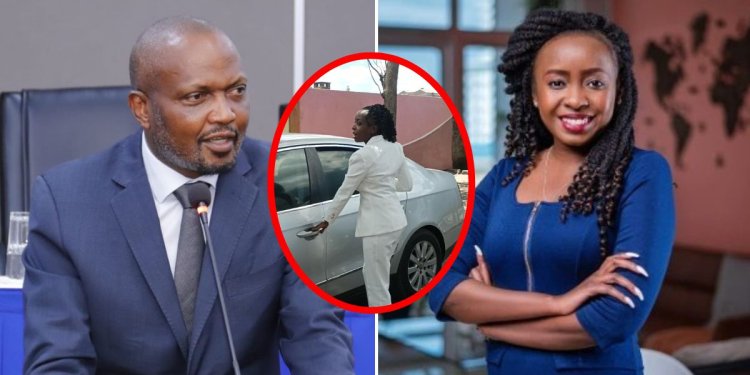 Jacque Maribe Spotted With Moses Kuria Hours After Govt Denies Appointment [VIDEO]