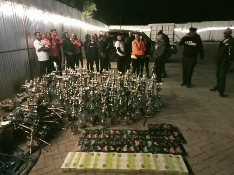 Shisha Crackdown: 2 Arrested As Police, NACADA, DCI Raid Kasarani Nightclub