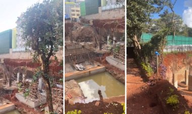 Uproar After Nairobi Woman Complains Of Her Fence Damaged By Construction Of Building