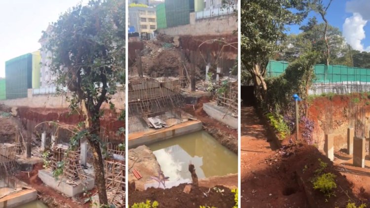Uproar After Nairobi Woman Complains Of Her Fence Damaged By Construction Of Building