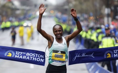Kenya's Hellen Obiri Wins Second Boston Marathon In A Row
