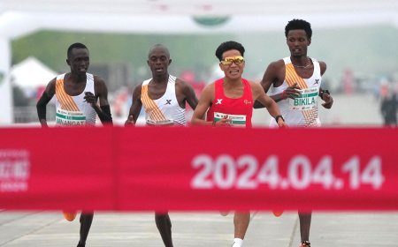 I Was Hired To Help Him- Kenyan Athlete On Why He Let Chinese Runner Win Race