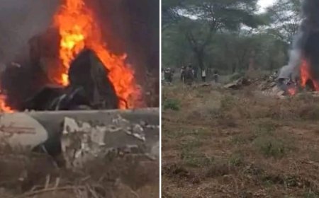 5 Dead After KDF Chopper With Top Military Officers Crashes, Catches Fire
