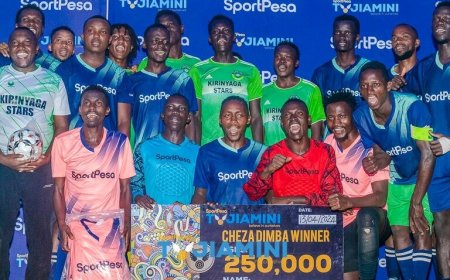 SportPesa Gifts Ksh250K-A-Year Deal To Football Team After Winning Tournament