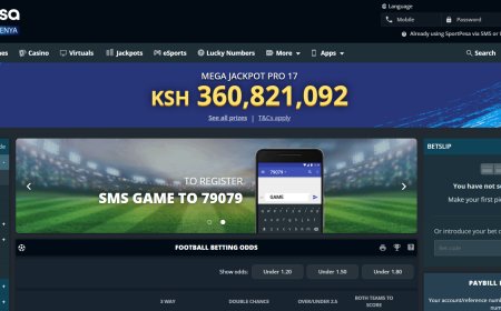 Place Ksh99 Bet & Win Ksh360 Million With SportPesa Mega Jackpot