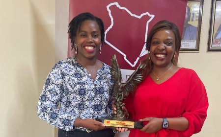 TUKO.co.ke's Julia Majale Honoured By Kenya Editors One Year After Promotion