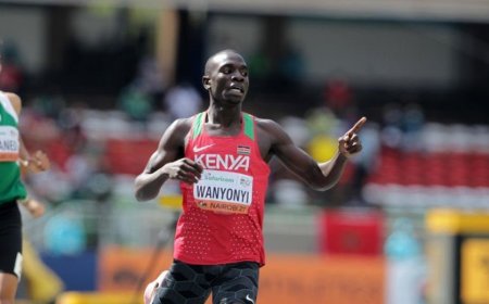 19-Year-Old Emmanuel Wanyonyi Breaks World Record