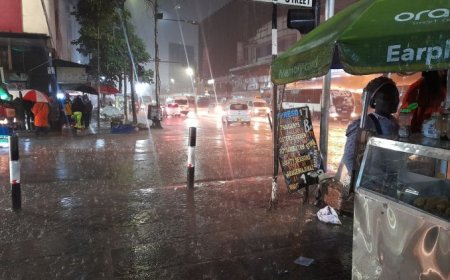 Kenya Met Warns Of More Heavy Downpour In Nairobi This Evening