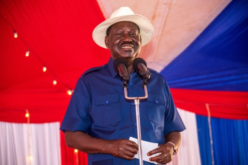 Raila's AU Chair Bid Backed By Nairobi, Rift Valley Residents- Infotrak