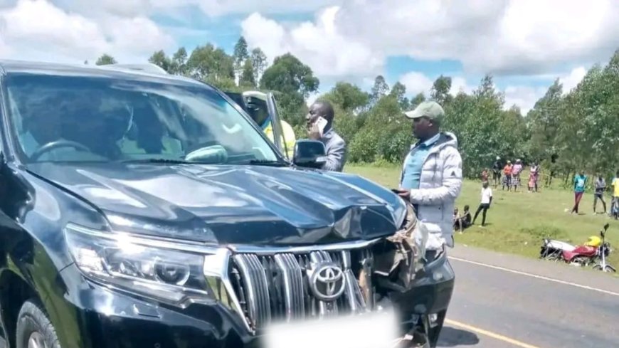 Bomet Governor Hillary Barchok's Vehicle Involved In Accident