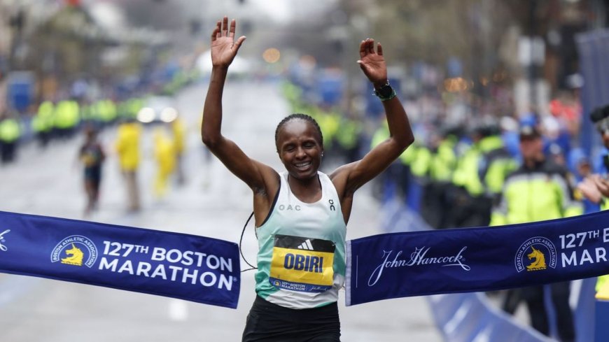 Kenya's Hellen Obiri Wins Second Boston Marathon In A Row