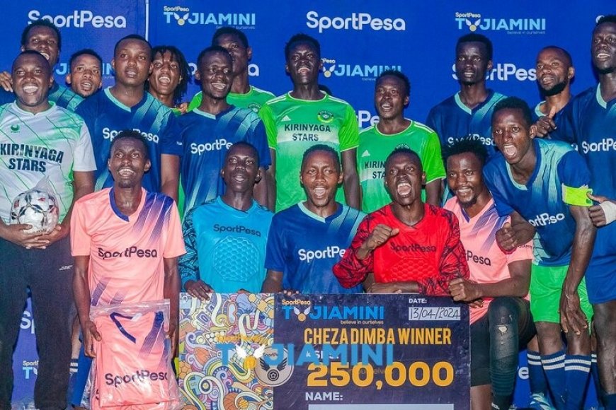 SportPesa Gifts Ksh250K-A-Year Deal To Football Team After Winning Tournament