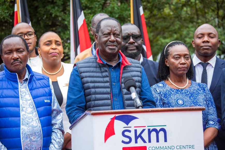 Raila Bemoans Chaos In Govt Over Handling Of Floods Disaster