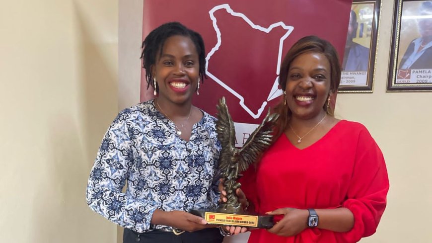 TUKO.co.ke's Julia Majale Honoured By Kenya Editors One Year After Promotion