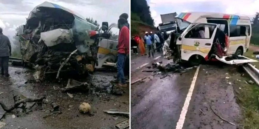 6 Killed After Driver Of Trailer Loses Control, Rams Matatu Along Nakuru-Eldoret Highway