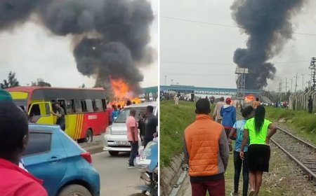 2 Injured After LPG Gas Tanker Explodes Along Outering Road [PHOTOS]
