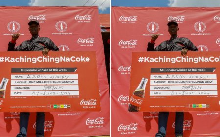 Casual Farm-Hand In Kipkelion Becomes Millionaire In Coca-Cola’s ‘Kachingching Na Coke’ National Promotion.