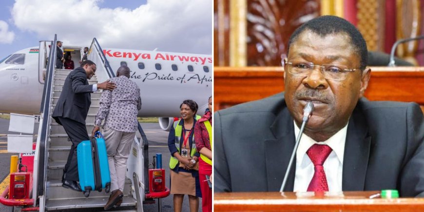 Not Chasing Clout- Wetangula Intervenes After MPs Clash Over Gachagua's Flight To Mombasa