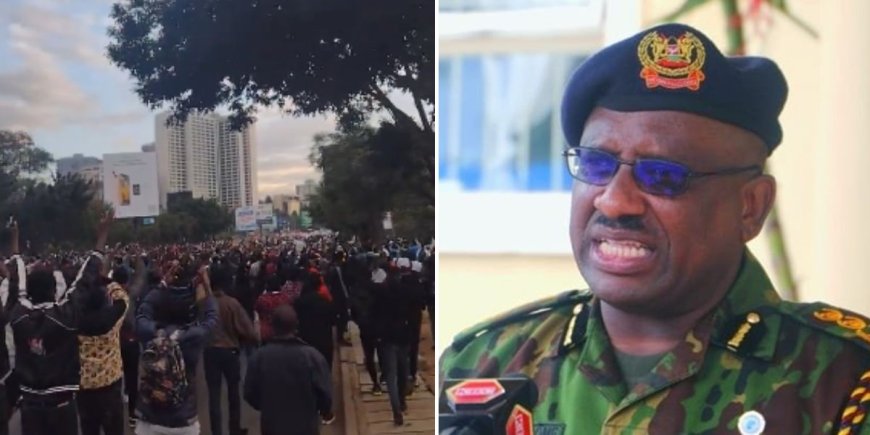 IG Koome's Warning To Protesters As They Turn Attention To State House