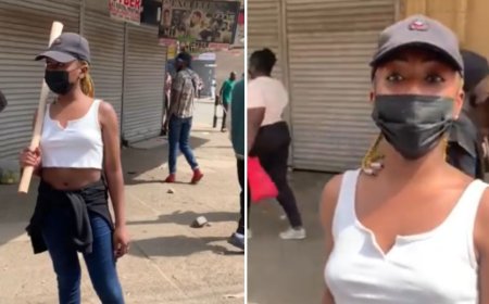 I Came Out To Protest But: Viral Woman Speaks On Protecting Nairobi Shops From Goons [VIDEO]
