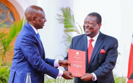 Ruto Tasks Mudavadi With Running All 21 Ministries