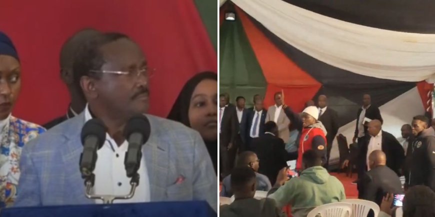 Goons Disrupt Azimio Meeting, Chase Away Journalists [VIDEO]