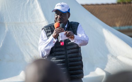Toi Market Fire: Raila Donates Ksh1.5M To Victims, Issues Order To Sakaja