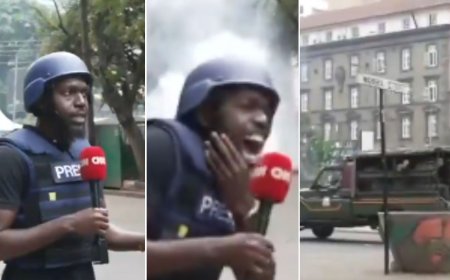 Police Shooting At Me- CNN's Larry Madowo [VIDEO]