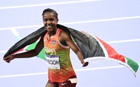 Kenya's Faith Kipyegon Writes History After Winning Women's 1500m Race