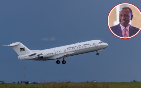 Ruto Flies Out Of Kenya In First Trip Since Protests