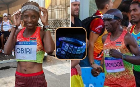 Ksh25,000 Headband Eliud Kipchoge, Hellen Obiri Wore During Paris 2024 Olympics