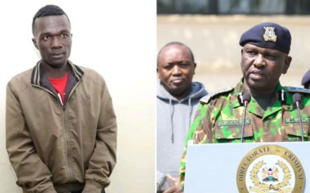 Douglas Kanja Rushes To Gigiri Police Station After Escape Of Kware Murders Prime Suspect