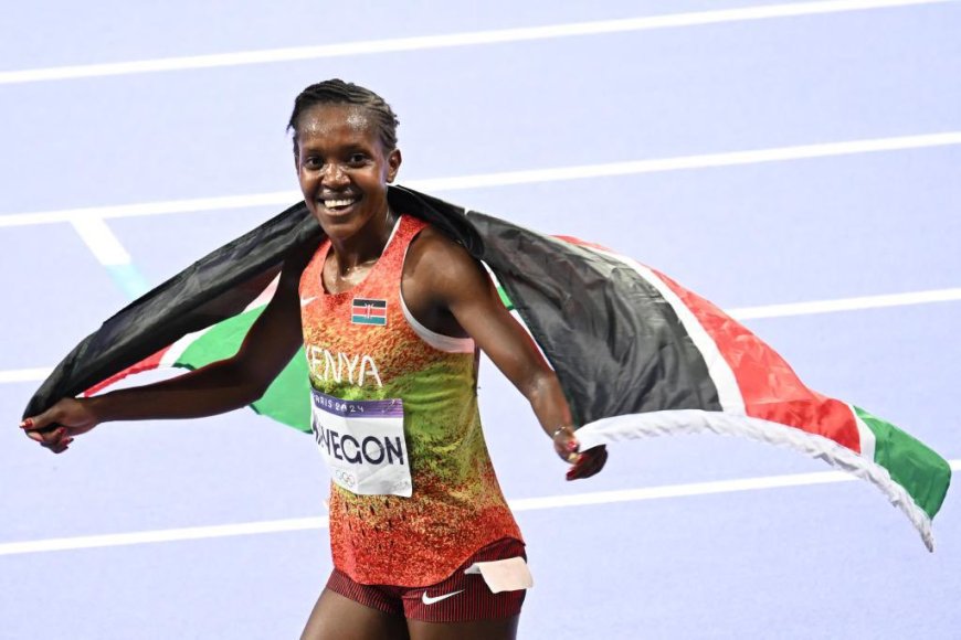 Kenya's Faith Kipyegon Writes History After Winning Women's 1500m Race