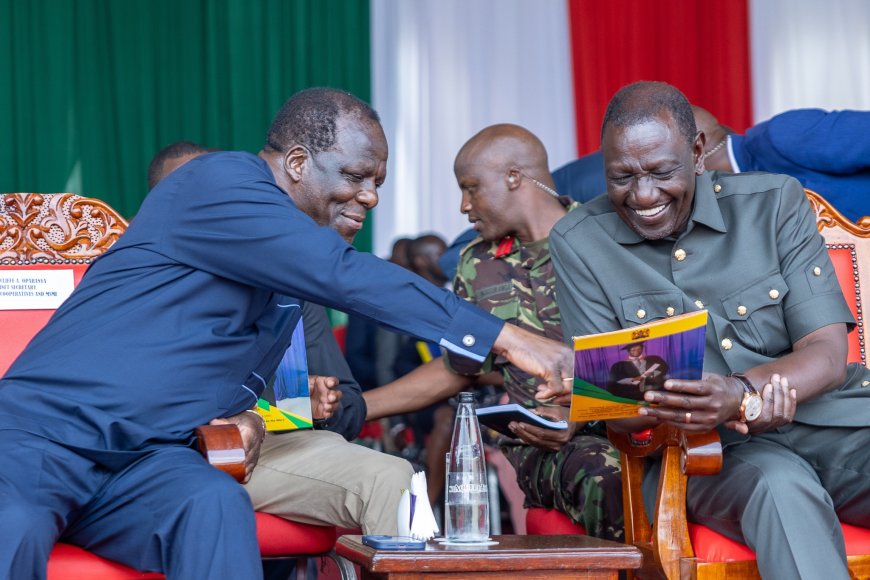 Ruto Counters Oparanya's Remarks On Hustler Fund: 50,000 Kenyans Borrow Every Morning