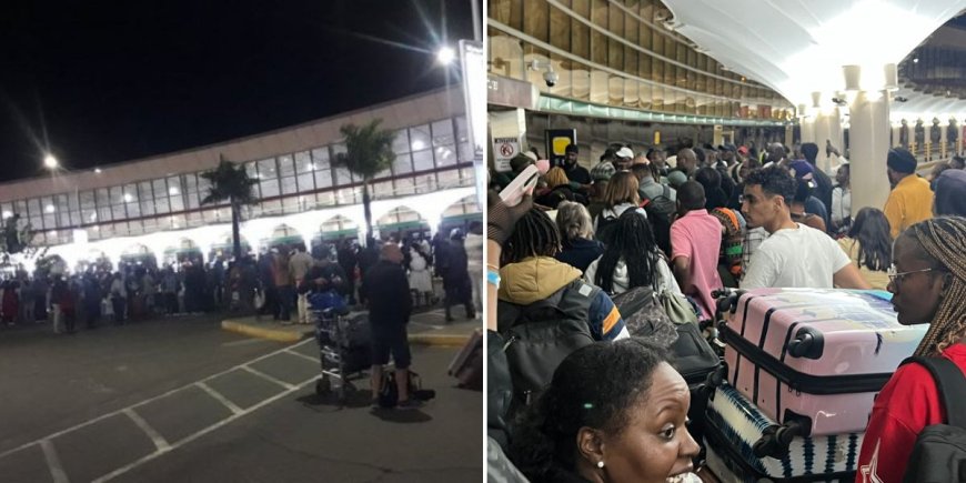 Travellers Stranded As JKIA Workers On Go Slow Over Adani Deal [VIDEO]