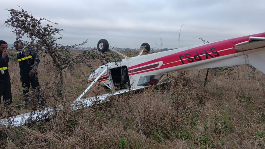 Light Aircraft Crashes In Nairobi National Park, Pilot & Student Injured