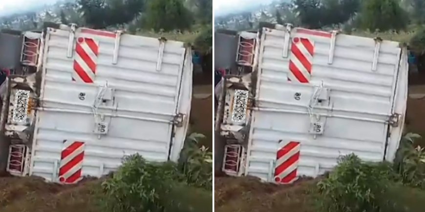 2 Killed After Lorry Carrying Logs Loses Control & Knocks Down Pedestrians