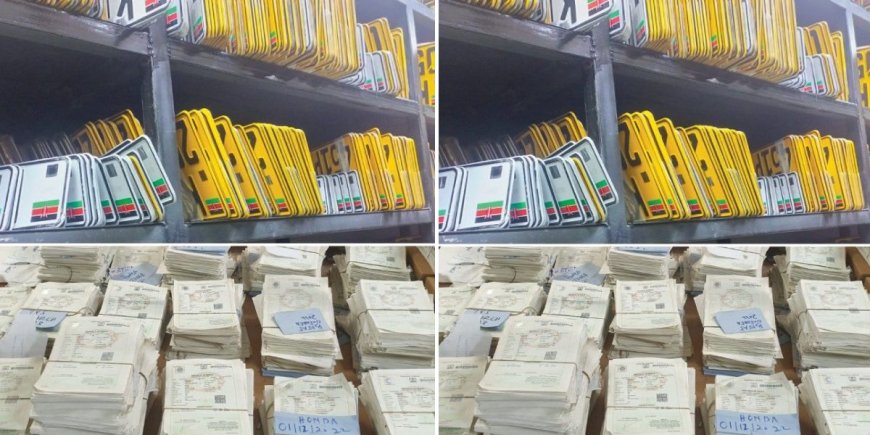 NTSA Asks Kenyans To Urgently Collect Digital Number Plates & Logbooks