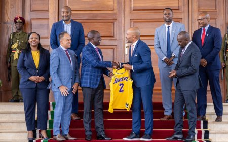 NBA To Build 100 Basketball Courts In Kenya- Ruto Reveals
